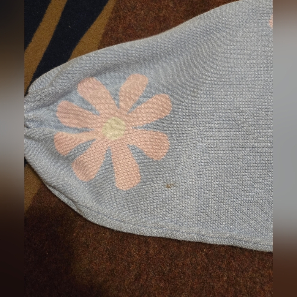 Ekouaer Daisy Pajama Top Size Large Has Staining On Sleeves - Picture 4 of 9